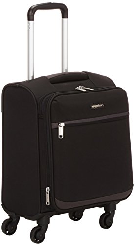 A photo of Amazon Basics suitcases.